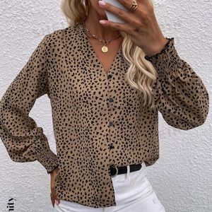 SHEIN Patterned Blouses (2)